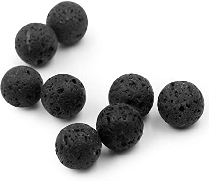 Black Lava Beads